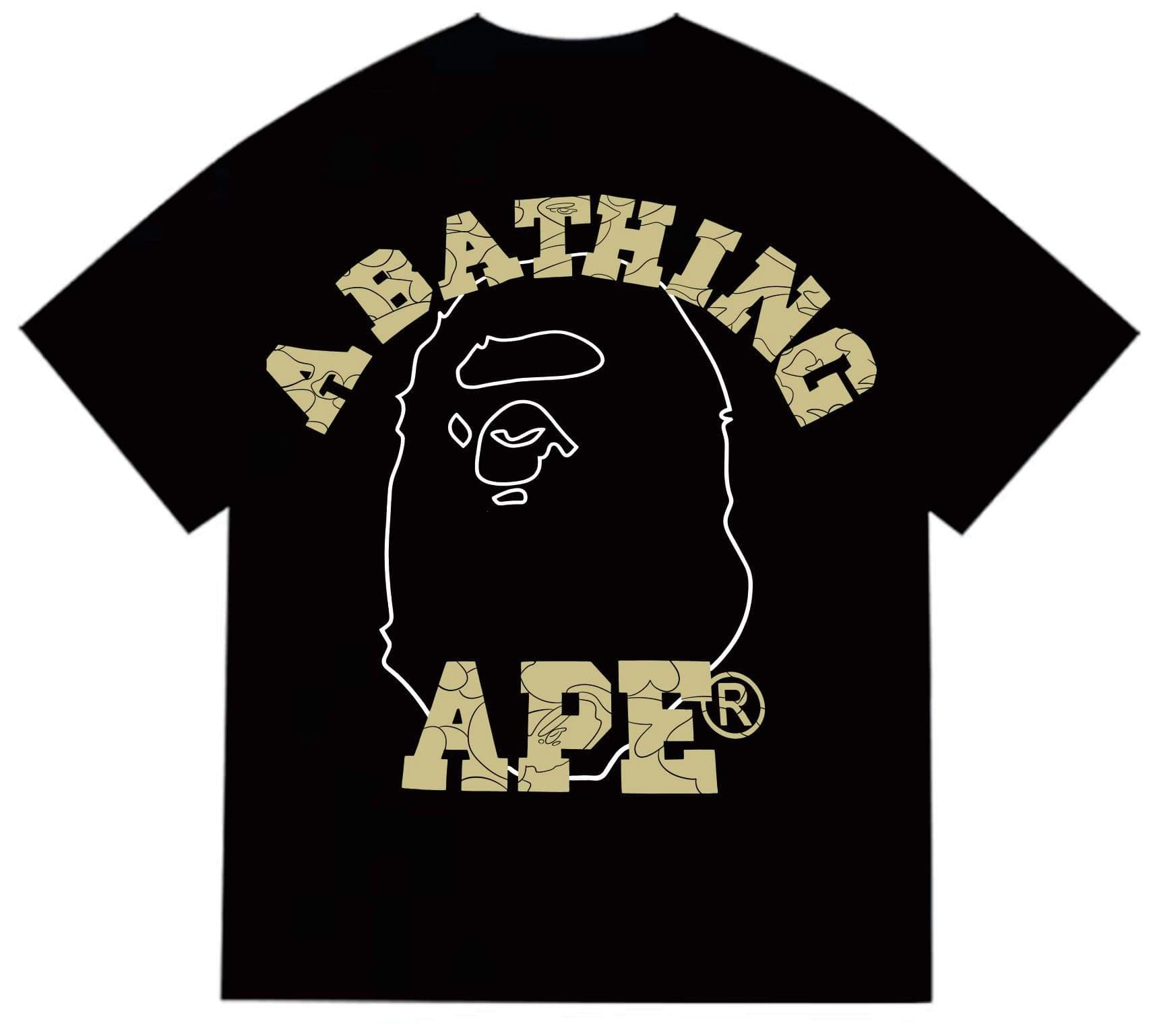 BAPE Camo - Black and Gold - Vista 2